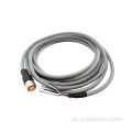 Cable de conectores M12 femenino moldeado por cable IP67